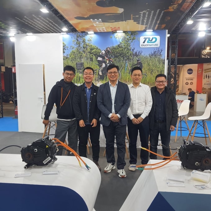 The T&D team at EICMA 2024